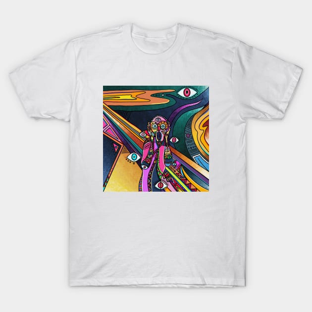 The Scream T-Shirt by aGoM